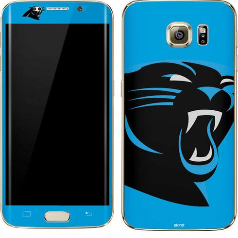 NFL Carolina Panthers Large Logo Galaxy S7 Edge Skin